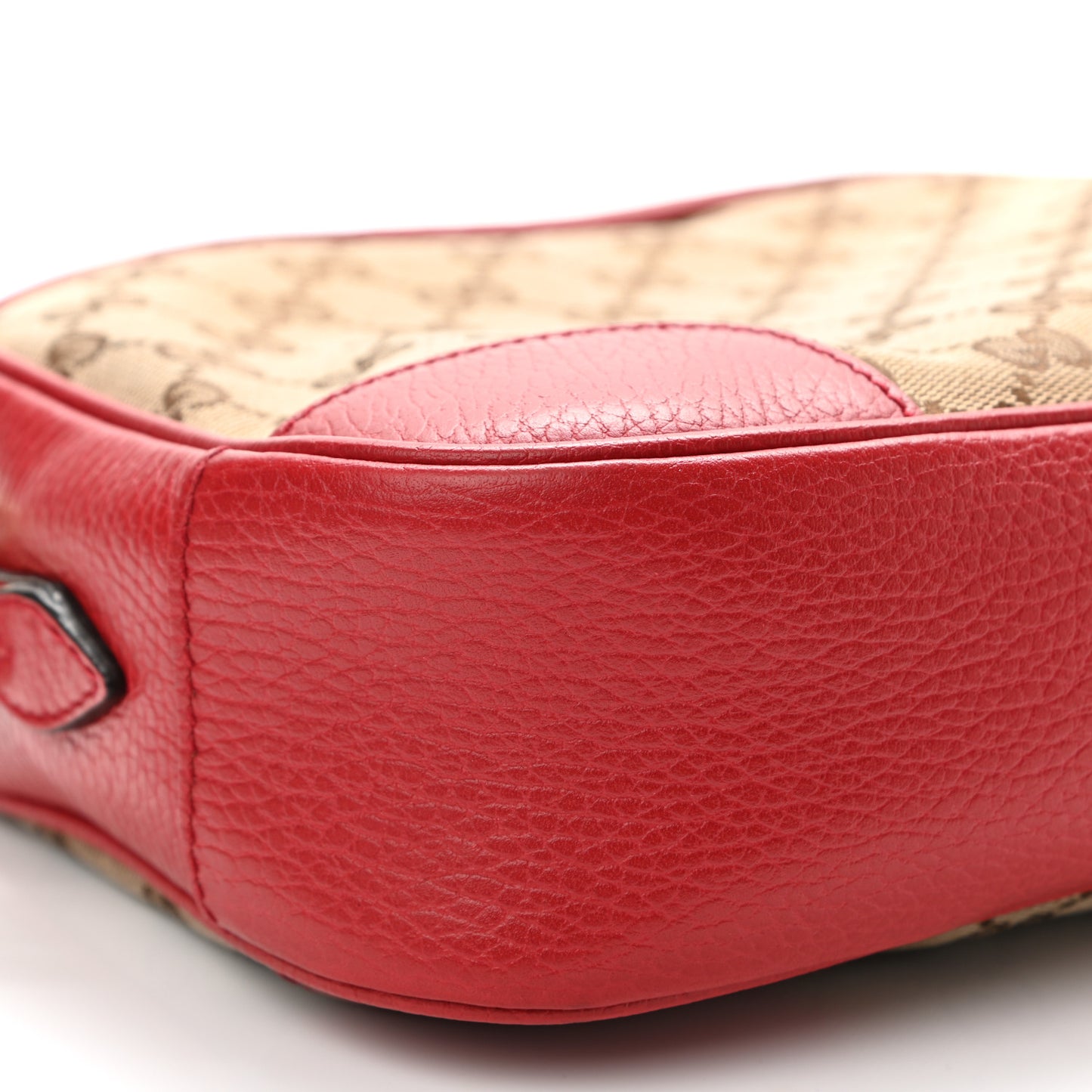 Monogram Mini Bree Messenger Bag Red