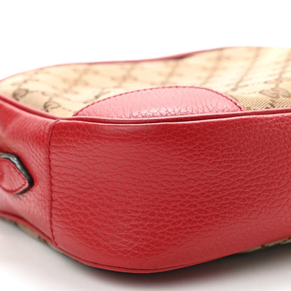 Gucci Monogram Mini Bree Messenger Bag Red 11 of 15