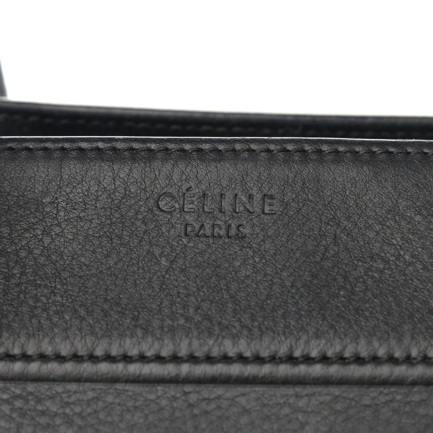 Supple Calfskin Medium Phantom Luggage Black