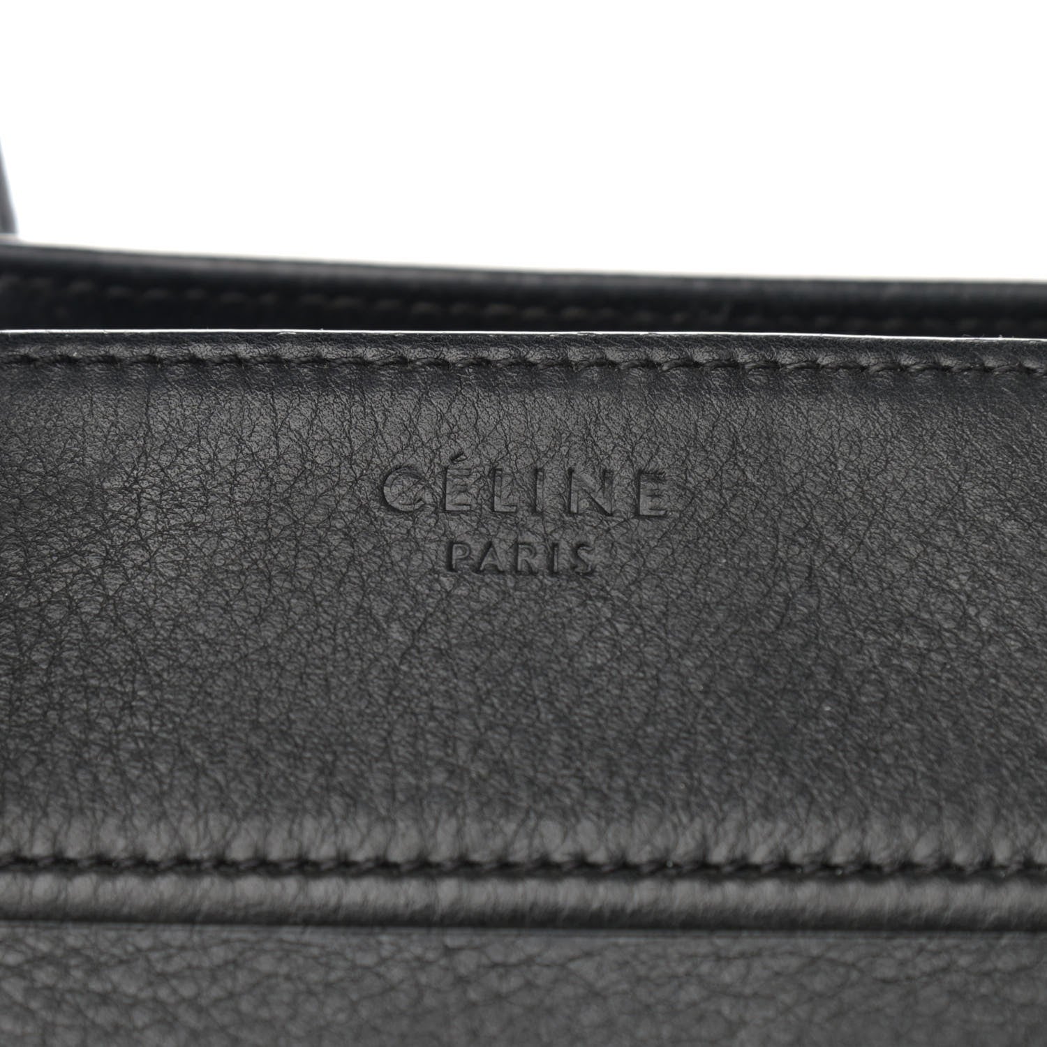 Celine Supple Calfskin Medium Phantom Luggage Black 6 of 22
