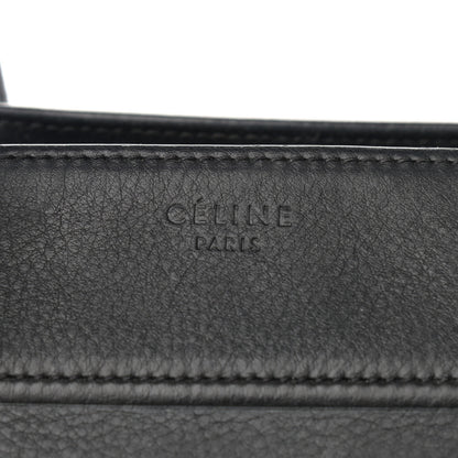 Celine Supple Calfskin Medium Phantom Luggage Black 6 of 22