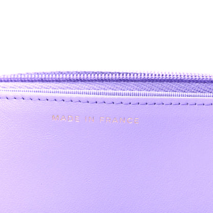 Chanel Caviar Quilted Wallet On Chain WOC Purple 7 of 12