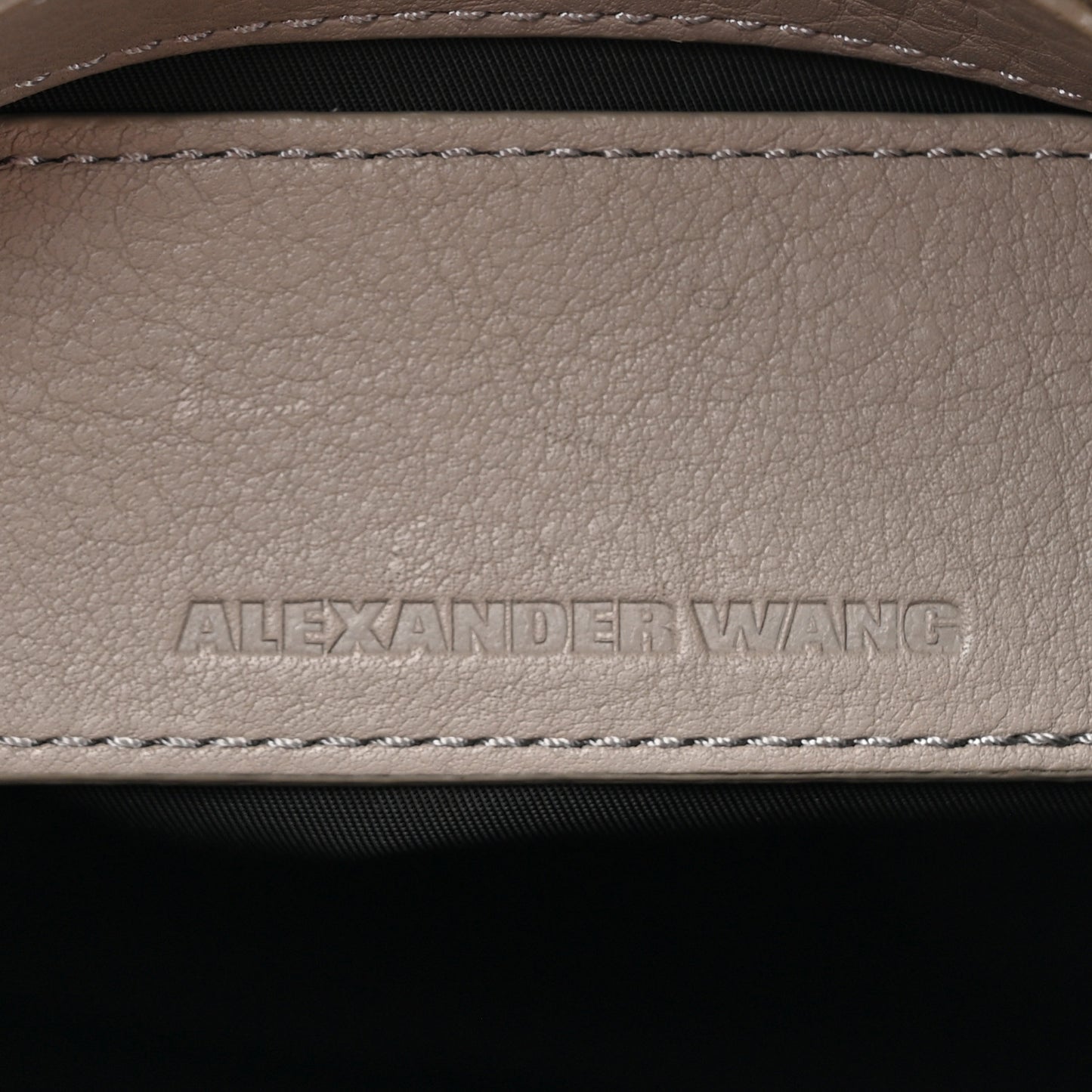 Pebbled Calfskin Rockie Mink Silver Hardware