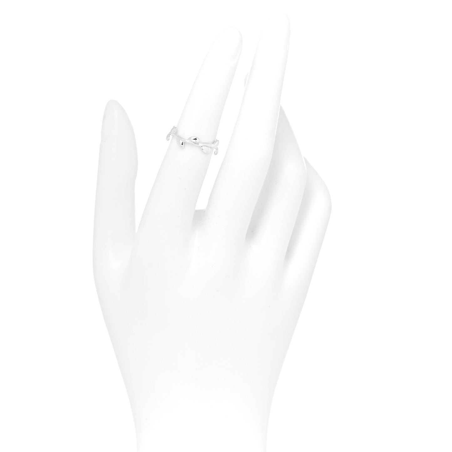 Sterling Silver Paloma Picasso Narrow Olive Leaf Band Ring 49 5