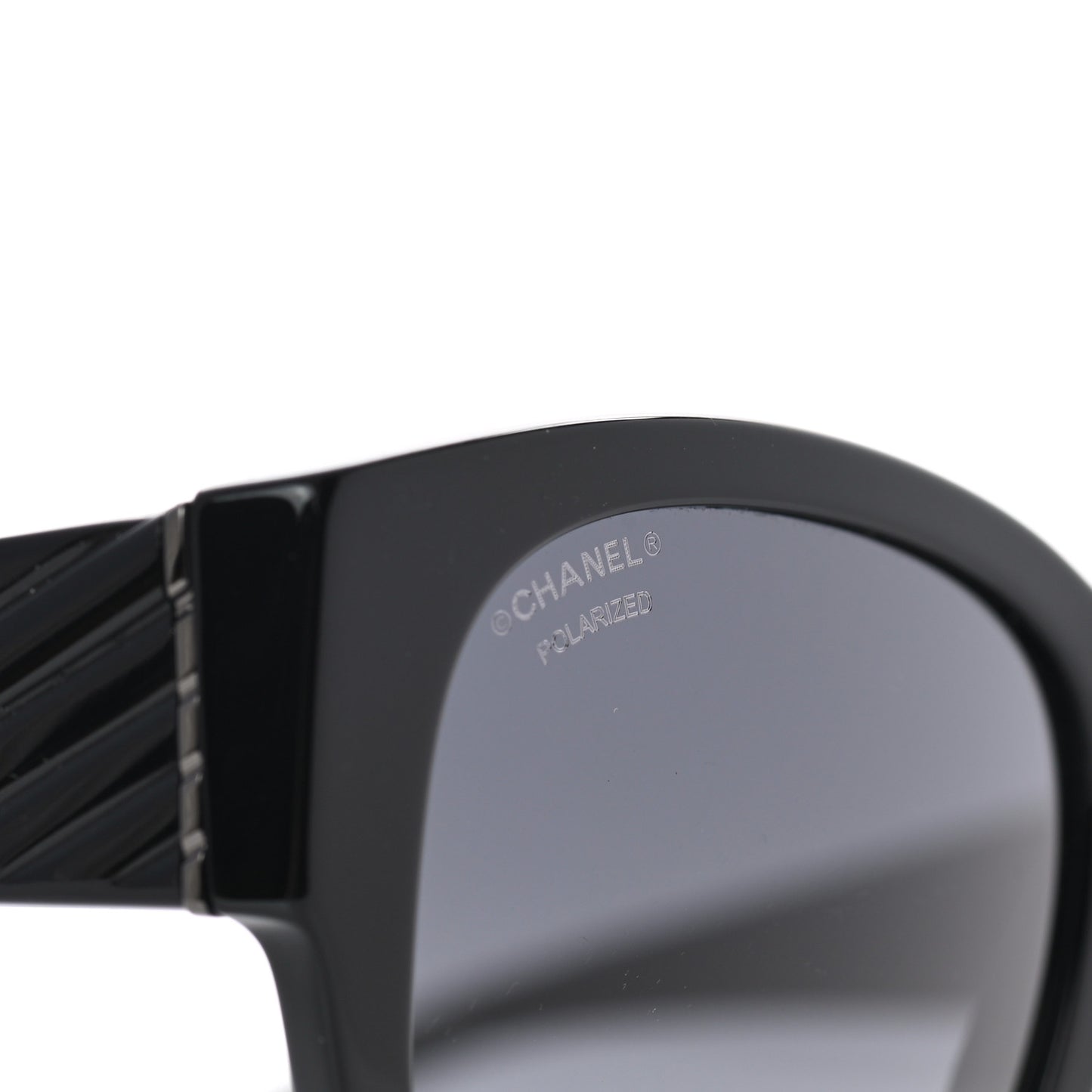 Acetate Polarized Butterfly CC Sunglasses 5412 Black