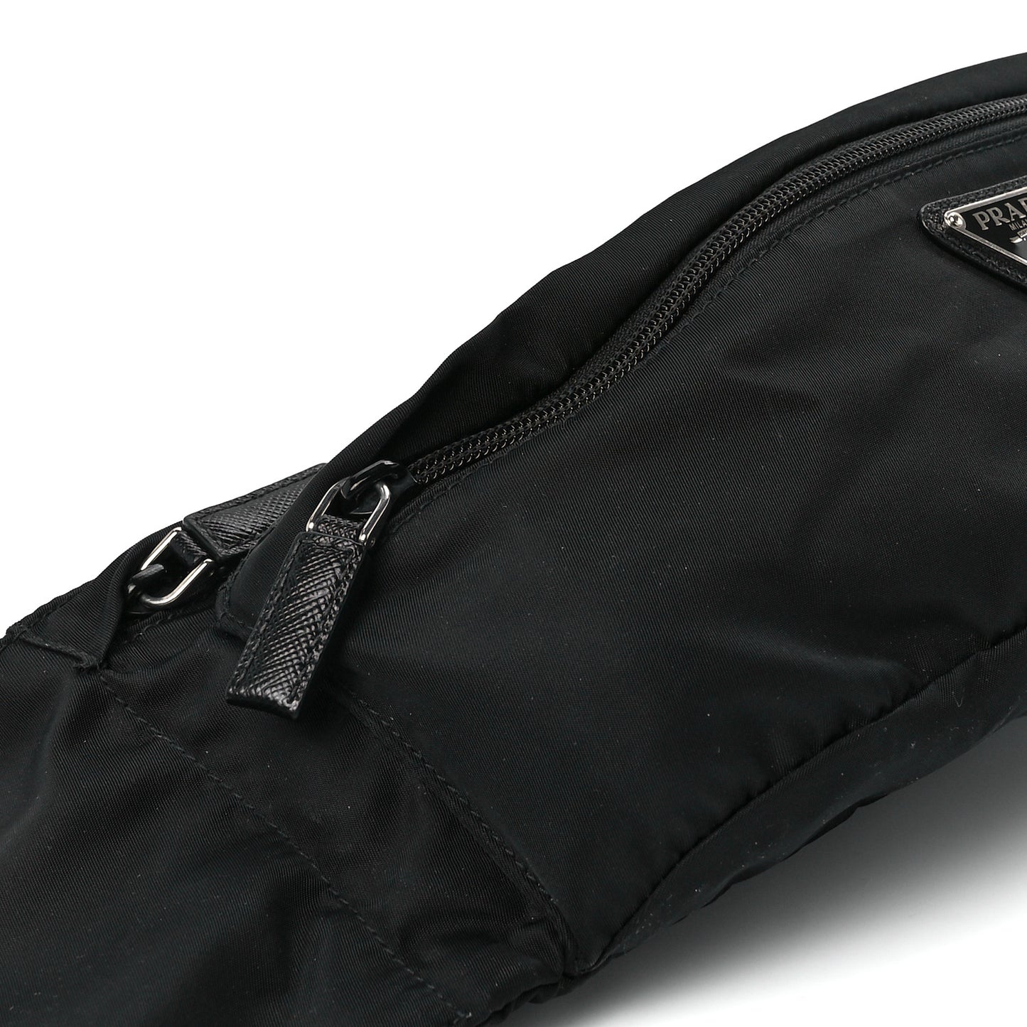 Tessuto Nylon Montagna Belt Bag Black