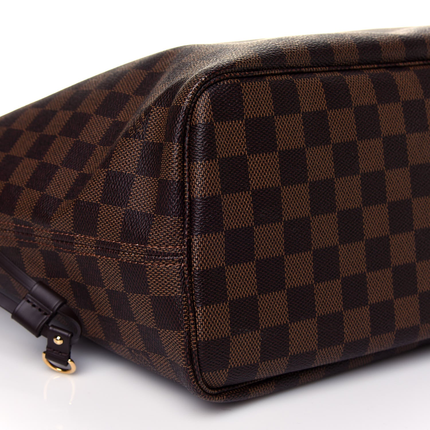 Louis Vuitton Damier Ebene Neo Neverfull MM Rose Ballerine 7 of 8