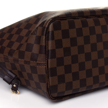Louis Vuitton Damier Ebene Neo Neverfull MM Rose Ballerine 7 of 8