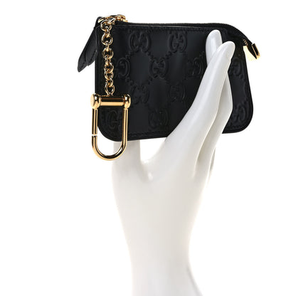 Gucci Guccissima Key Case Black 2 of 8