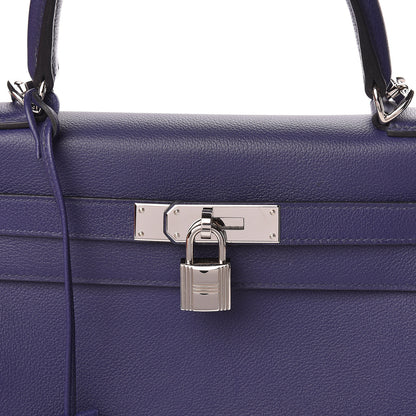 Hermes Evercolor Verso Kelly Retourne 28 Bleu Encre Bleu Zellige 10 of 41