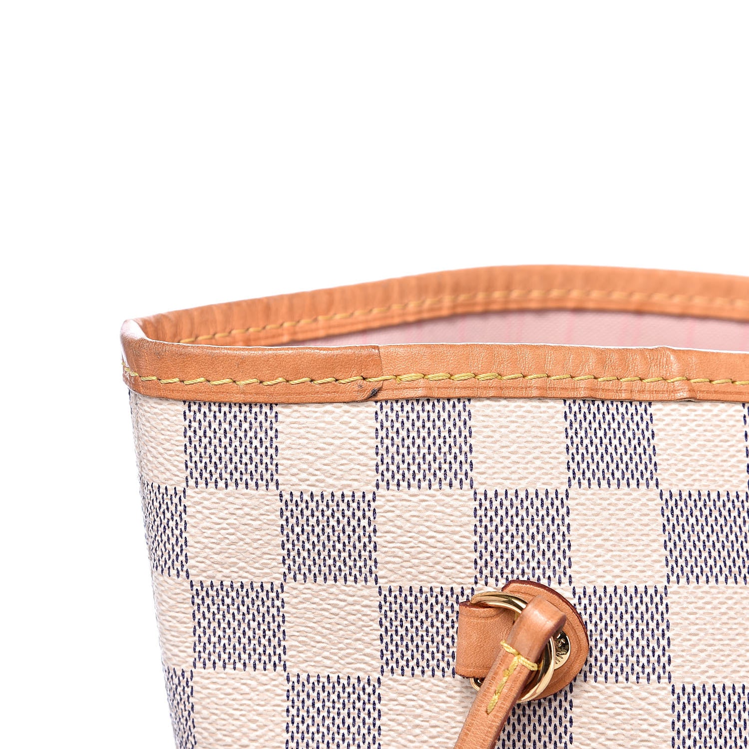 Louis Vuitton Damier Azur Neo Neverfull MM Rose Ballerine 12 of 15