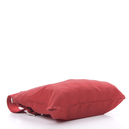 Prada Nylon Vela Flat Messenger Bag Fuoco 4 of 12