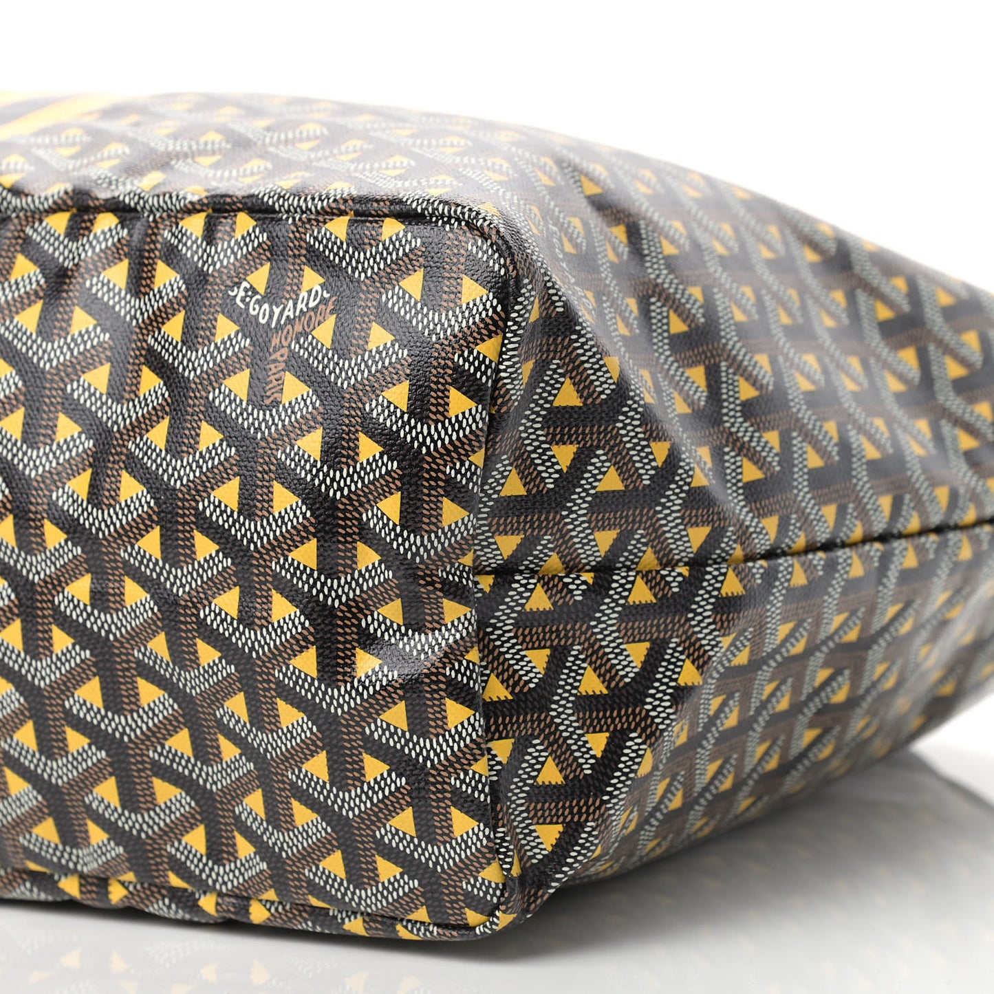 Goyardine Saint Louis Claire Voie PM Black Yellow