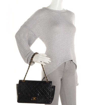 Chanel Lambskin Jumbo Single Flap Black 2 of 9