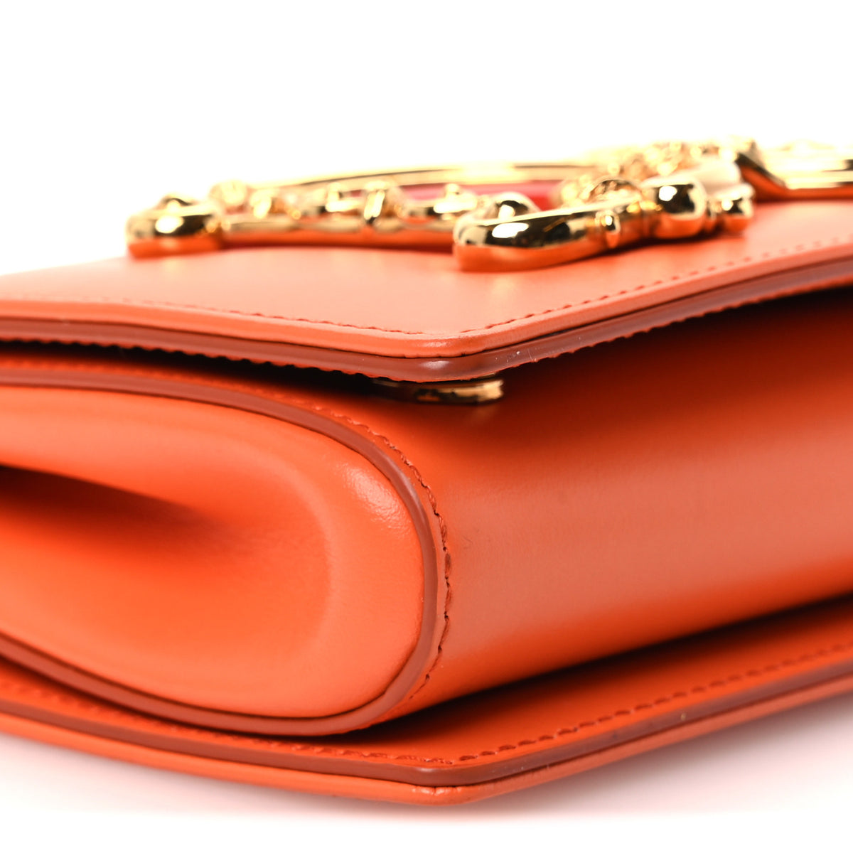 Dolce & Gabbana Nappa DG Girls Shoulder Bag Orange 8 of 9