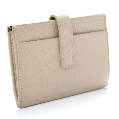Saint Laurent Grained Calfskin Sac De Jour Souple Card Beige 3 of 7