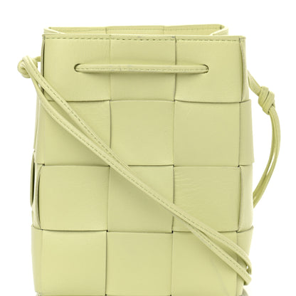 Bottega Veneta Nappa Maxi Intrecciato Cassette Bucket Bag Lemon Washed 7 of 11