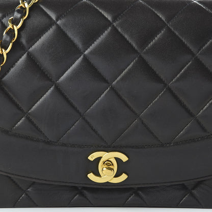 Chanel Lambskin Quilted Medium Single Flap Black 10 of 10