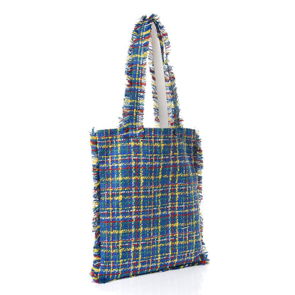 Chanel Tweed N°5 Tote White Multicolor 3 of 7