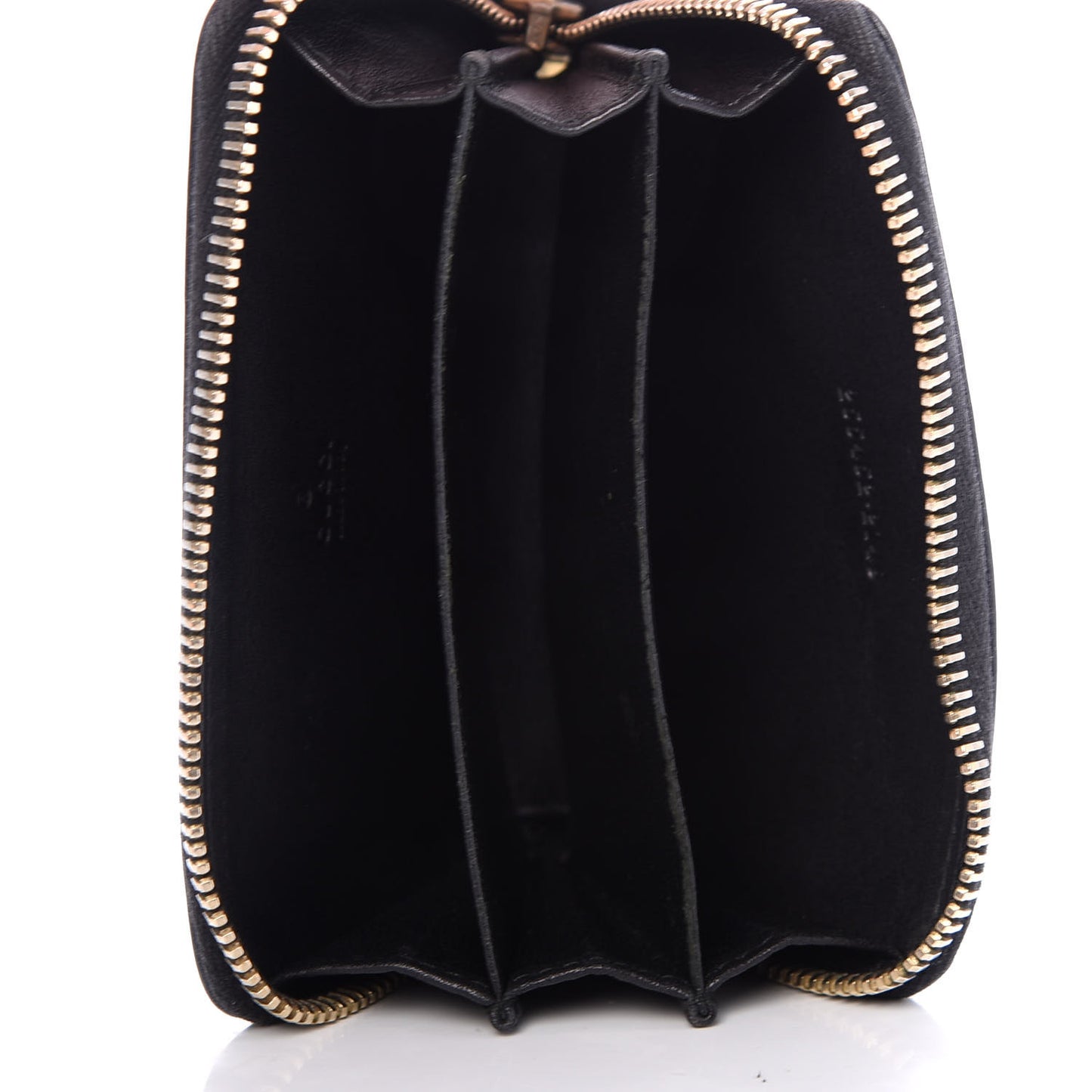 Guccissima Zip Around Card Case Black