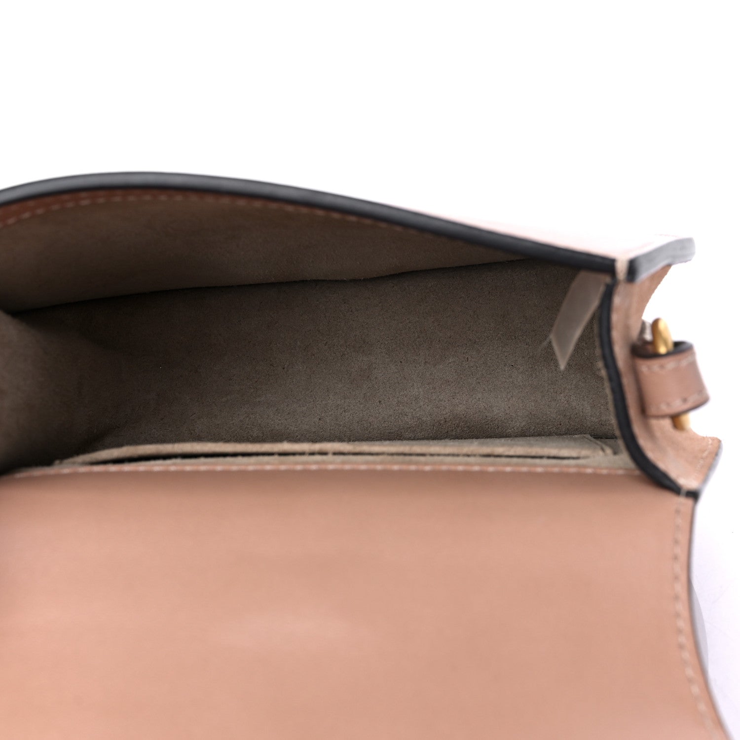 Chloe Calfskin Suede Small Nile Bracelet Bag Biscotti Beige 5 of 12