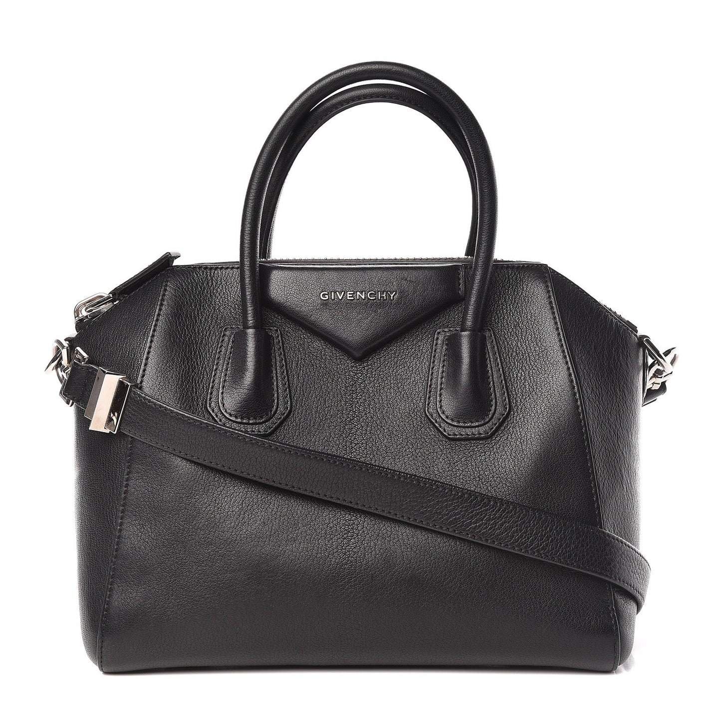 Sugar Goatskin Small Antigona Black