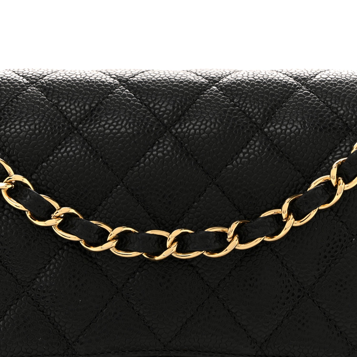 Chanel Caviar Quilted Medium Double Flap Black 8 of 11