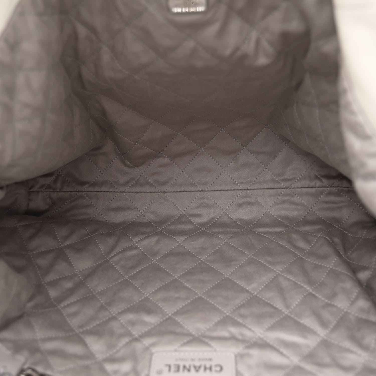 Chanel Metallic Shaded Calfskin Quilted Chanel 22 White Silver 6 of 12