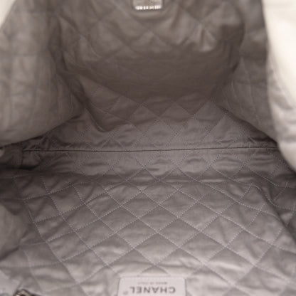 Chanel Metallic Shaded Calfskin Quilted Chanel 22 White Silver 6 of 12