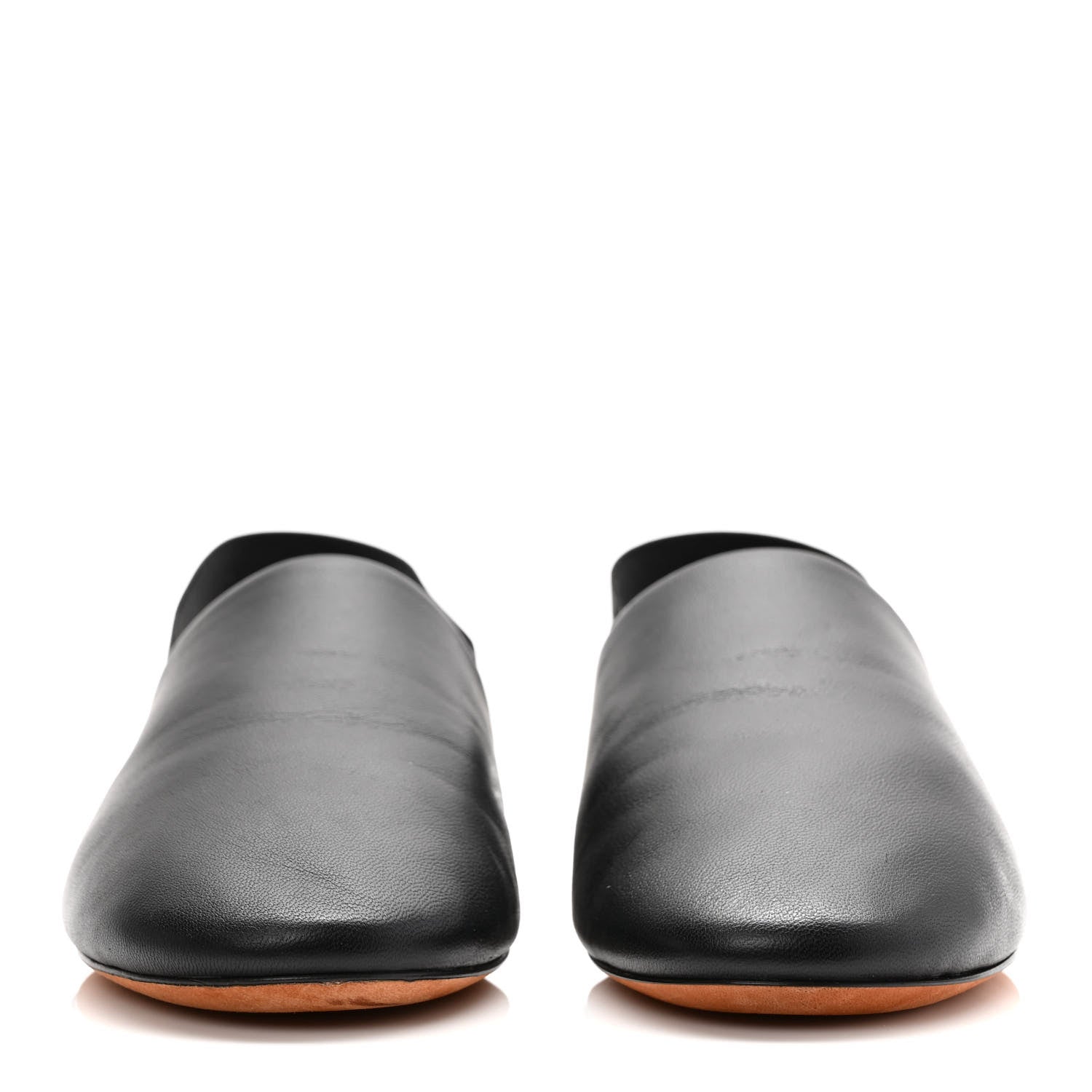Givenchy Nappa Rivington Logo Slingback Flat 35 Black Silver 2 of 8