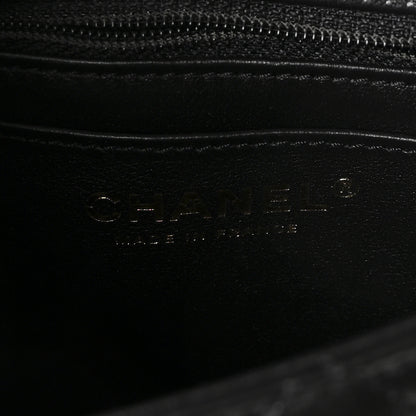 Chanel Lambskin Enamel Quilted Mini Coco Hearts Square Flap Black 6 of 11