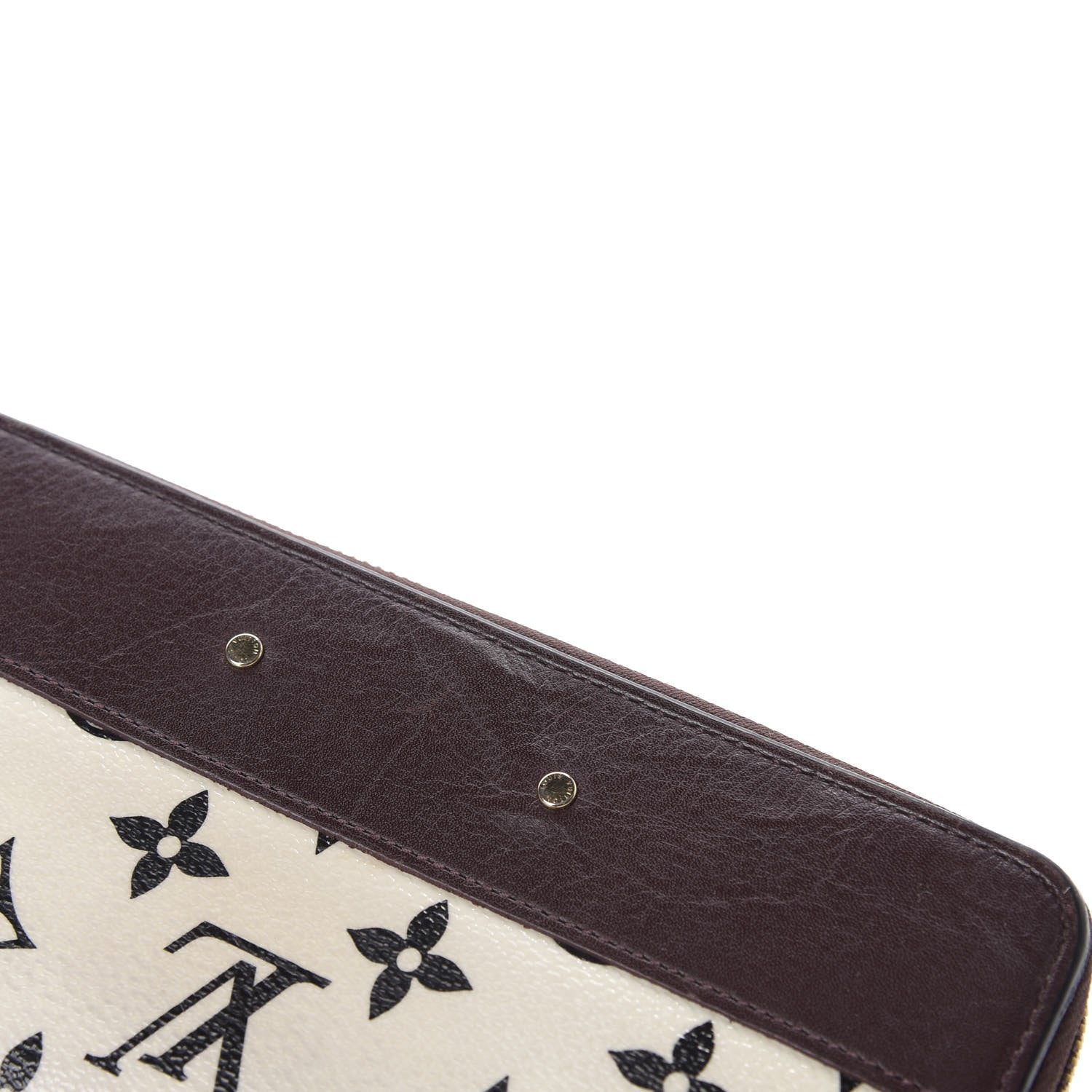 Louis Vuitton Calfskin Monogram Gamma Zippy Wallet White Chocolate 8 of 10