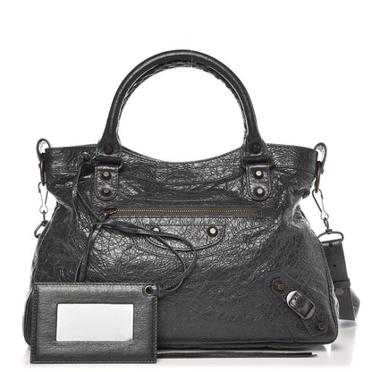 Balenciaga Agneau Classic Hardware Town Anthracite 1 of 15