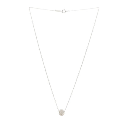 Tiffany Sterling Silver Twist Knot Pendant Necklace 3 of 5