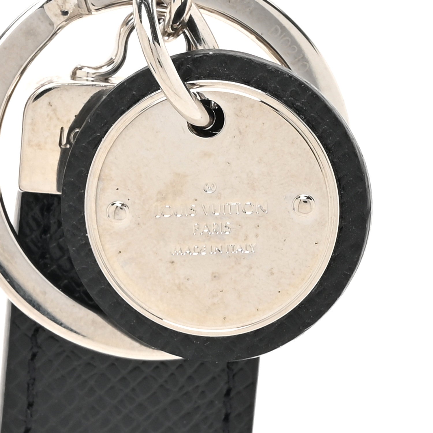 Louis Vuitton Taiga Calfskin LV Club Key Holder Ardoise 3 of 5