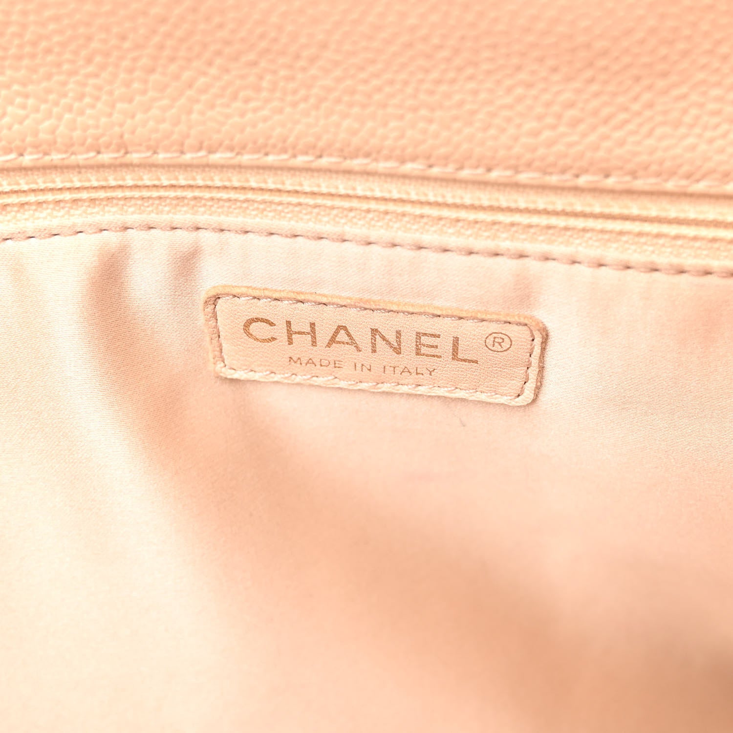 Chanel Caviar Quilted Grand Shopping Tote GST Beige Clair 6 of 10