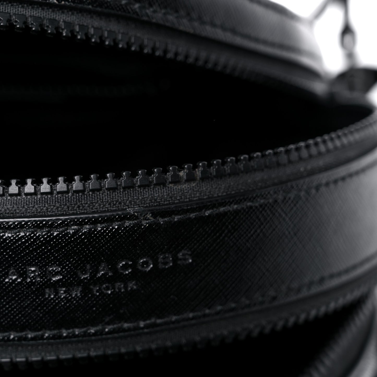 Saffiano Mini Snapshot Backpack Black