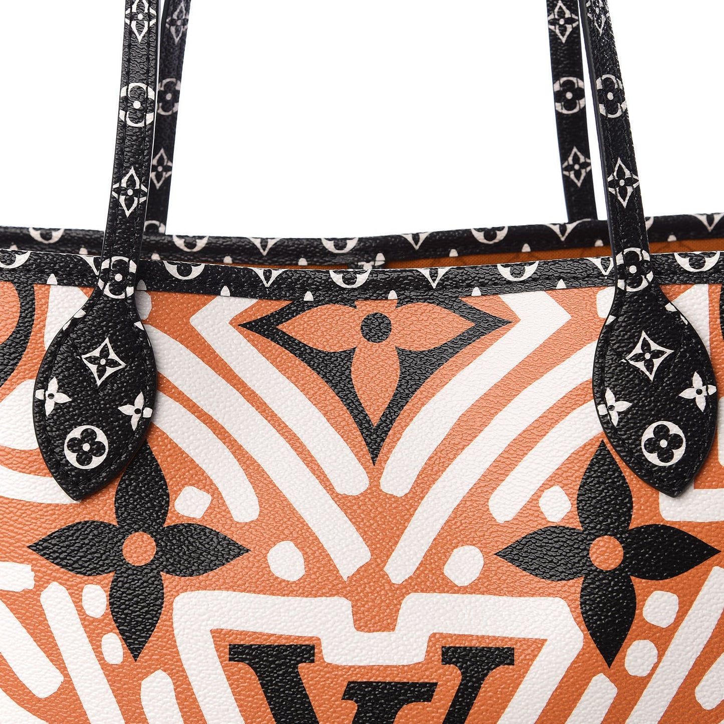 Monogram Giant Crafty Neverfull MM Creme Caramel