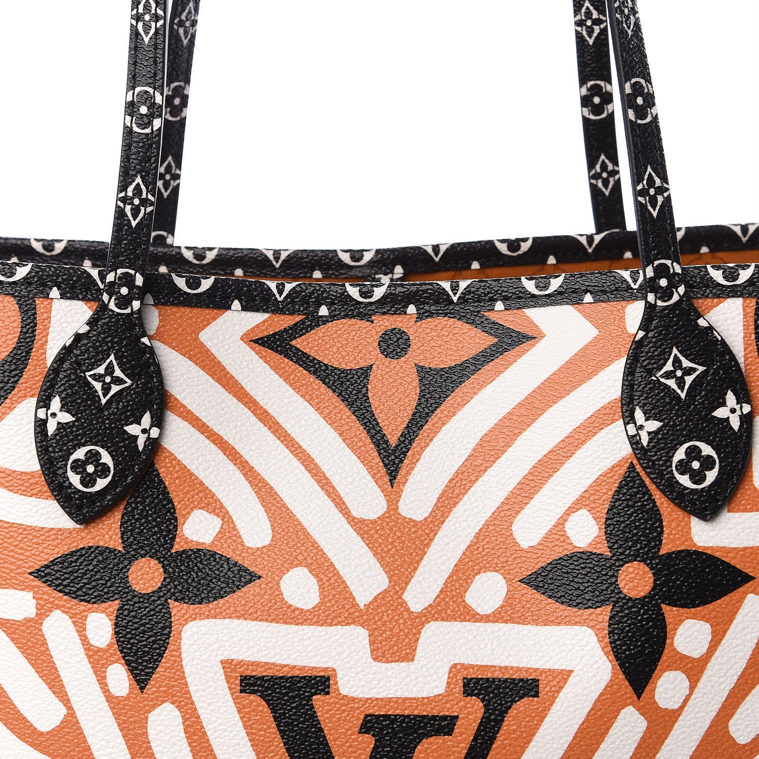 Louis Vuitton Monogram Giant Crafty Neverfull MM Creme Caramel 8 of 8