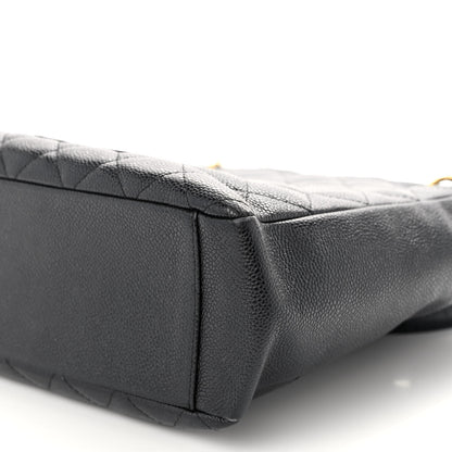 Chanel Caviar Quilted Petit Shopping Tote PST Black 8 of 9