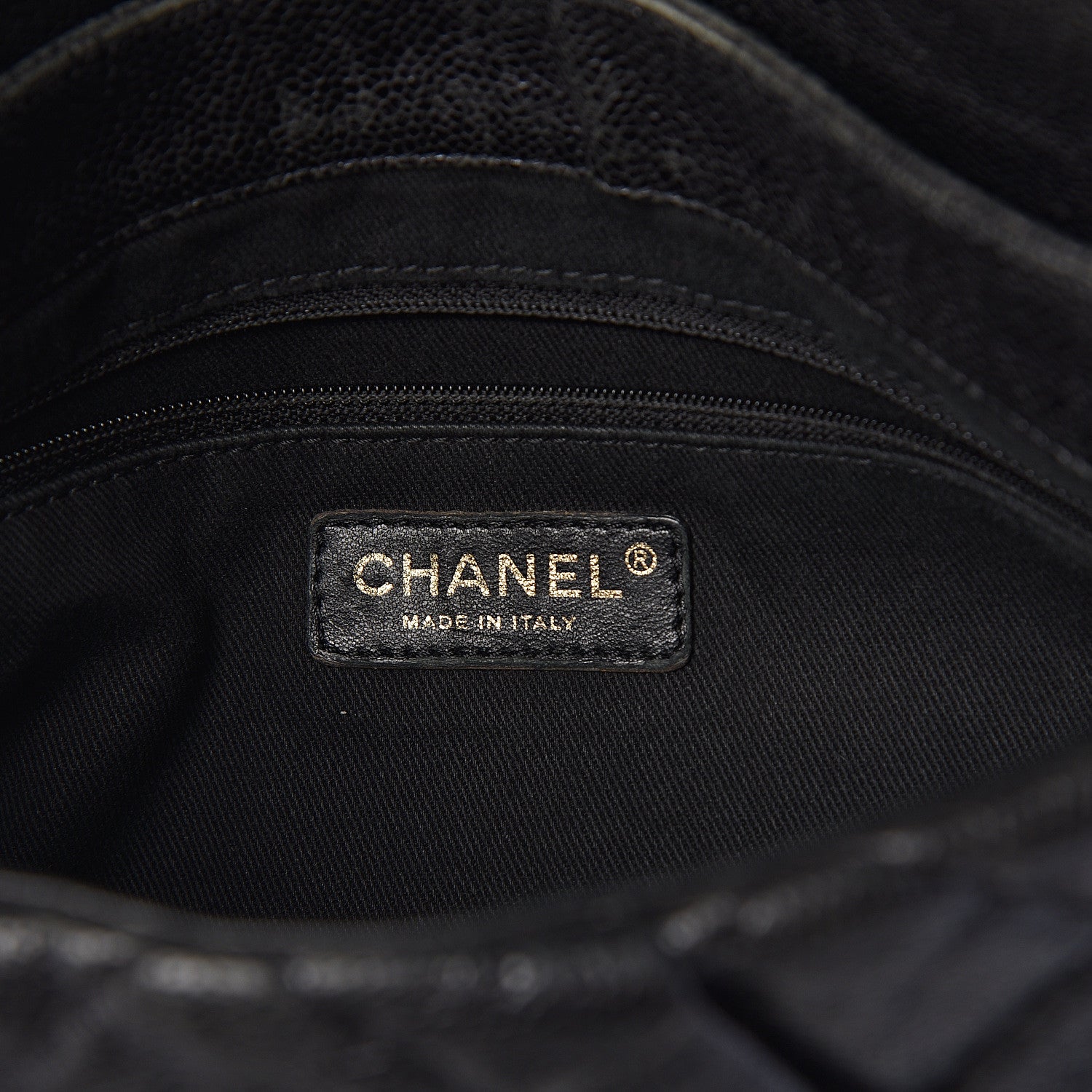 Chanel Crumpled Grained Calfskin Medium Coco Pleats Messenger Flap Black 6 of 9