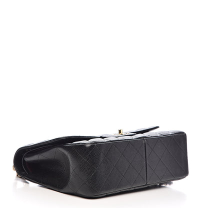 Chanel Caviar Quilted Jumbo Double Flap Black 4 of 14