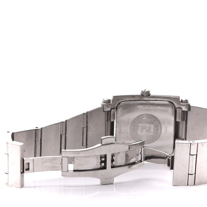 Fendi Stainless Steel 30mm Quadro Quartz Watch Black 5 of 8