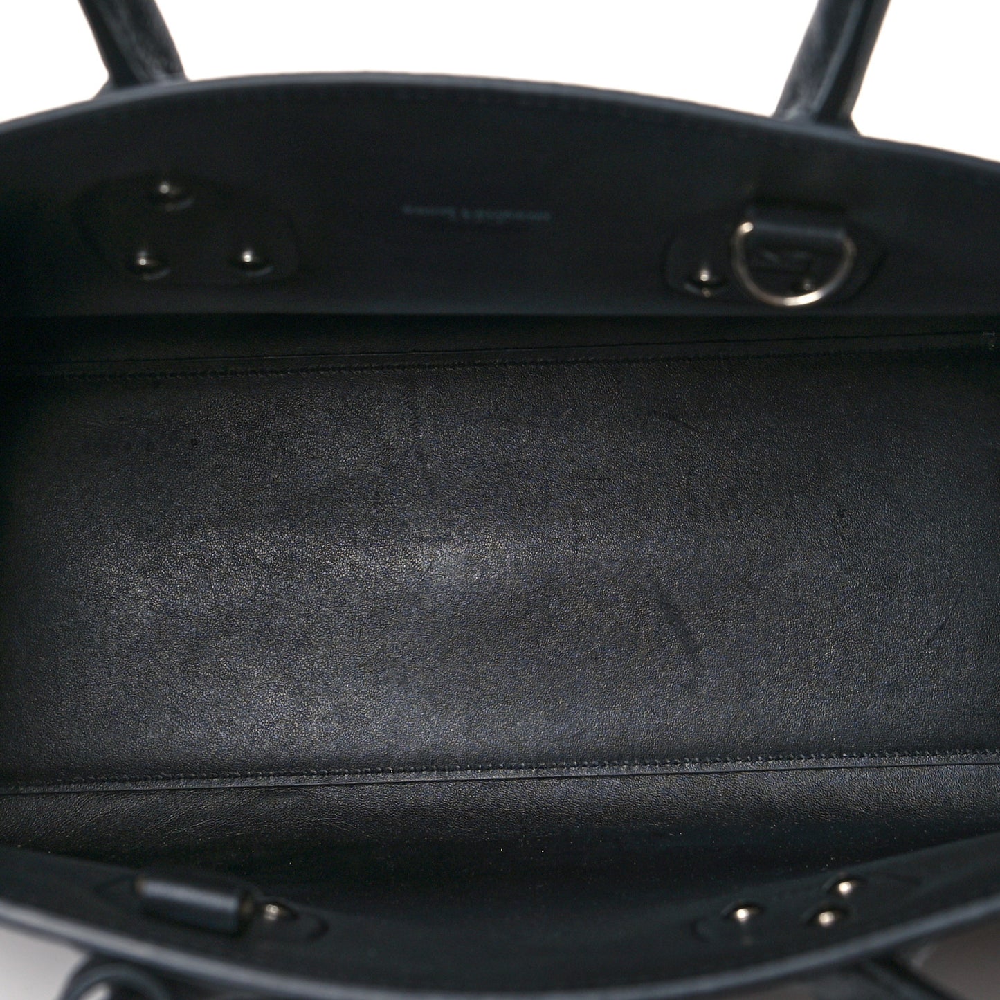 Grained Calfskin Small Sac De Jour Black