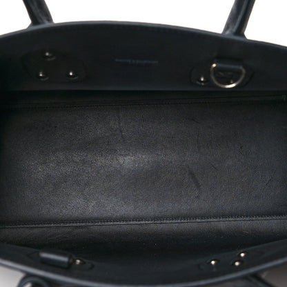 Saint Laurent Grained Calfskin Small Sac De Jour Black 5 of 13
