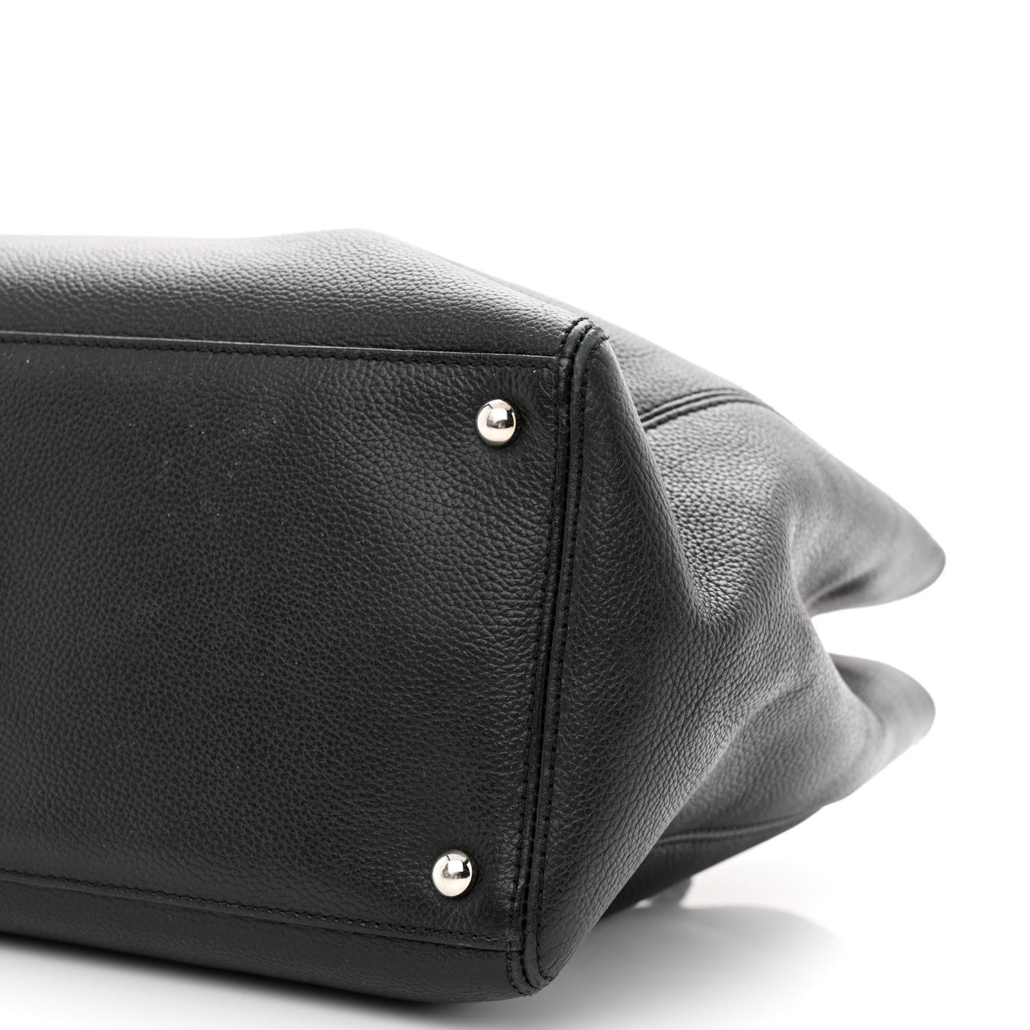 Chanel Calfskin Cerf Executive Shopper Tote Black 10 of 10