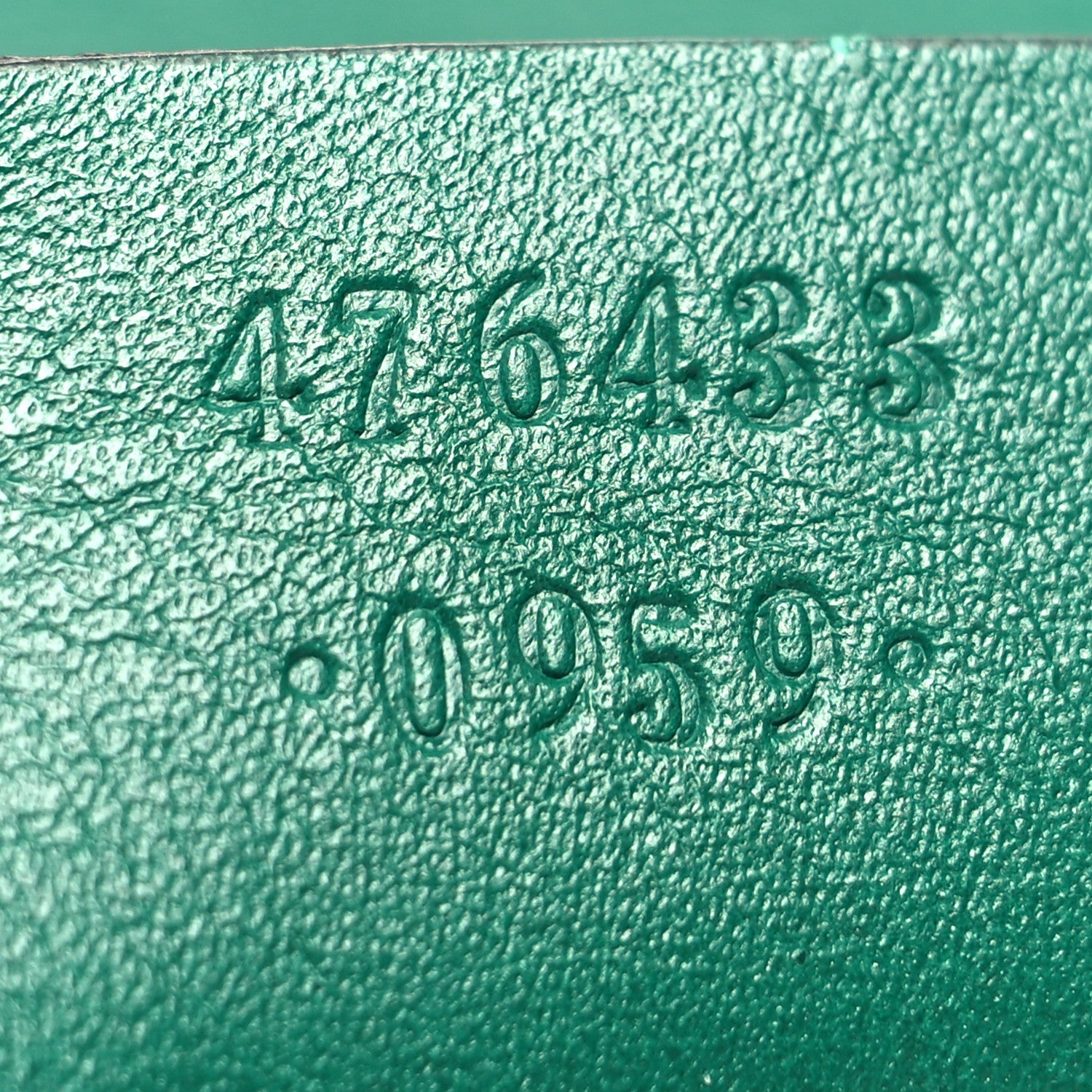 Gucci Calfskin Matelasse Super Mini GG Marmont Shoulder Bag Emerald Green 7 of 12
