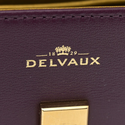 Delvaux Smooth Calfskin Mini Tempete Satchel Prune 6 of 11
