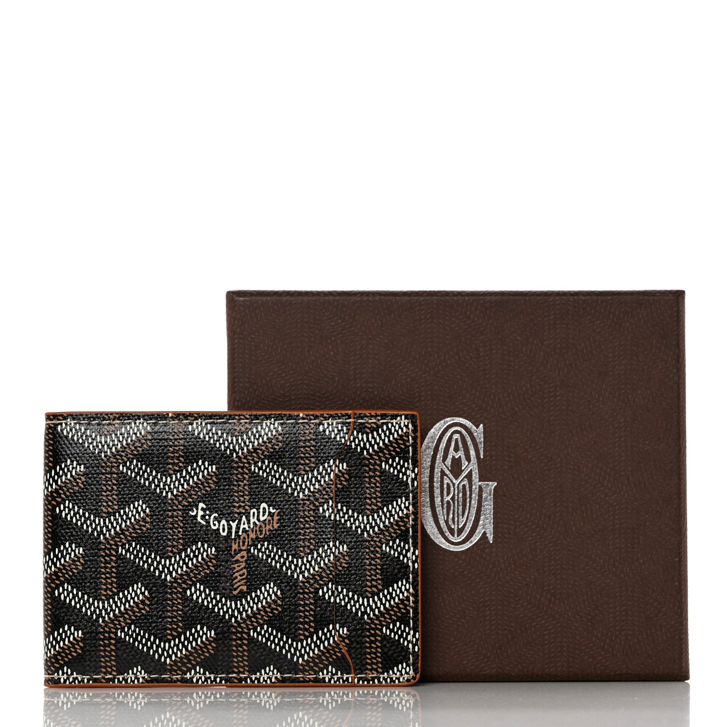 Goyardine Bi-Fold Victoire PM Wallet Black