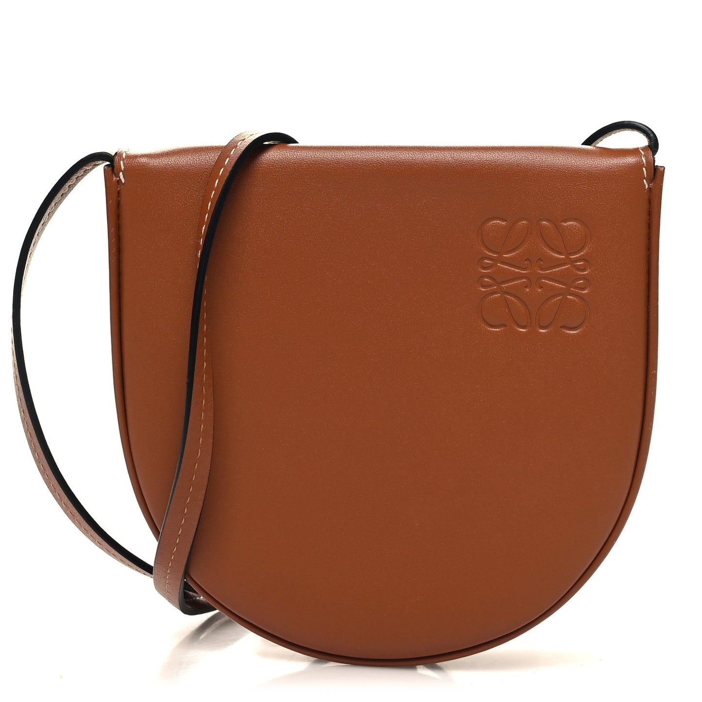 Soft Calfskin Small Heel Bag Tan